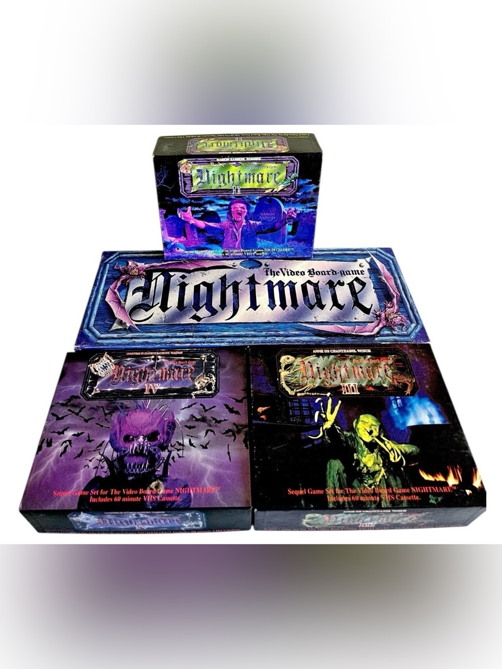 Video Board Game Set – Purple & Black Edition